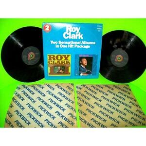Roy Clark Silver Threads And Golden Needles 2X Vinyl LP Record Album Country 70s